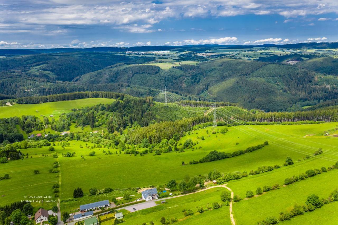 Ferienwohnung Fuchsbau Im Eg Des Ferienhauses Falkenhoehe Oberweißbach Εξωτερικό φωτογραφία
