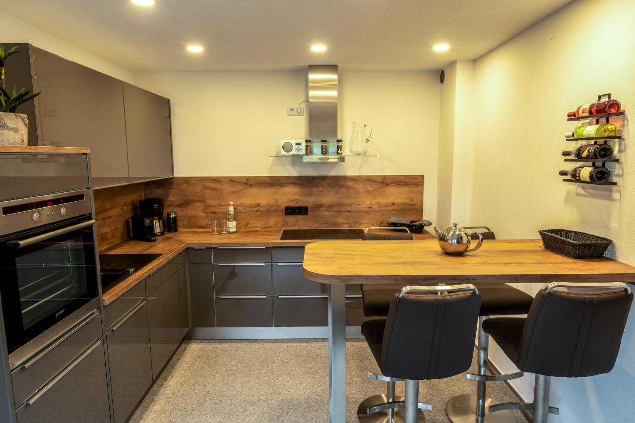 Ferienwohnung Fuchsbau Im Eg Des Ferienhauses Falkenhoehe Oberweißbach Εξωτερικό φωτογραφία