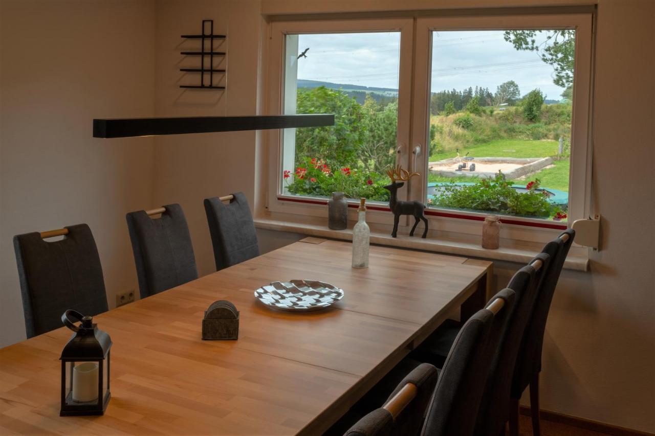 Ferienwohnung Fuchsbau Im Eg Des Ferienhauses Falkenhoehe Oberweißbach Εξωτερικό φωτογραφία